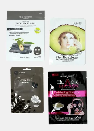 12-Piece Glowy Skin Sheet Mask Set