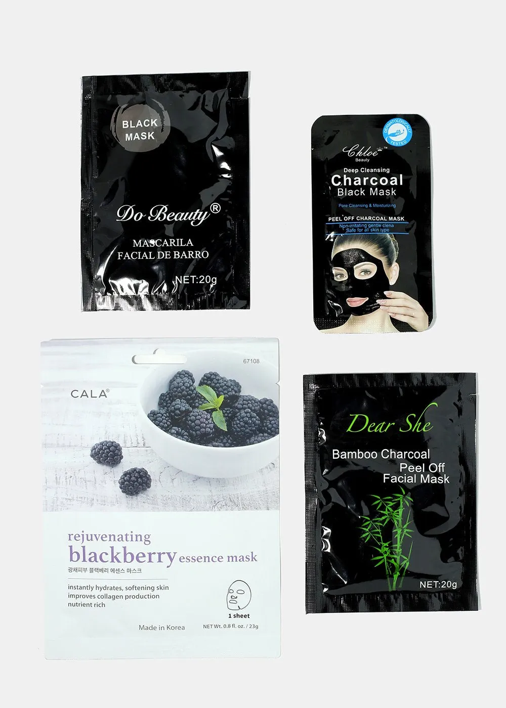 12-Piece Glowy Skin Sheet Mask Set