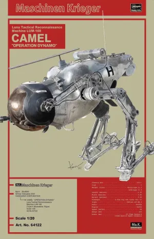 1/20  Luna Tactical Reconnaissance Machine LUM168 CAMEL   OPERATION DYNAMO