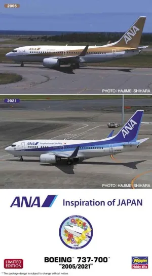 1/200  ANA BOEING 737700   2005/2021   Two kits in the box