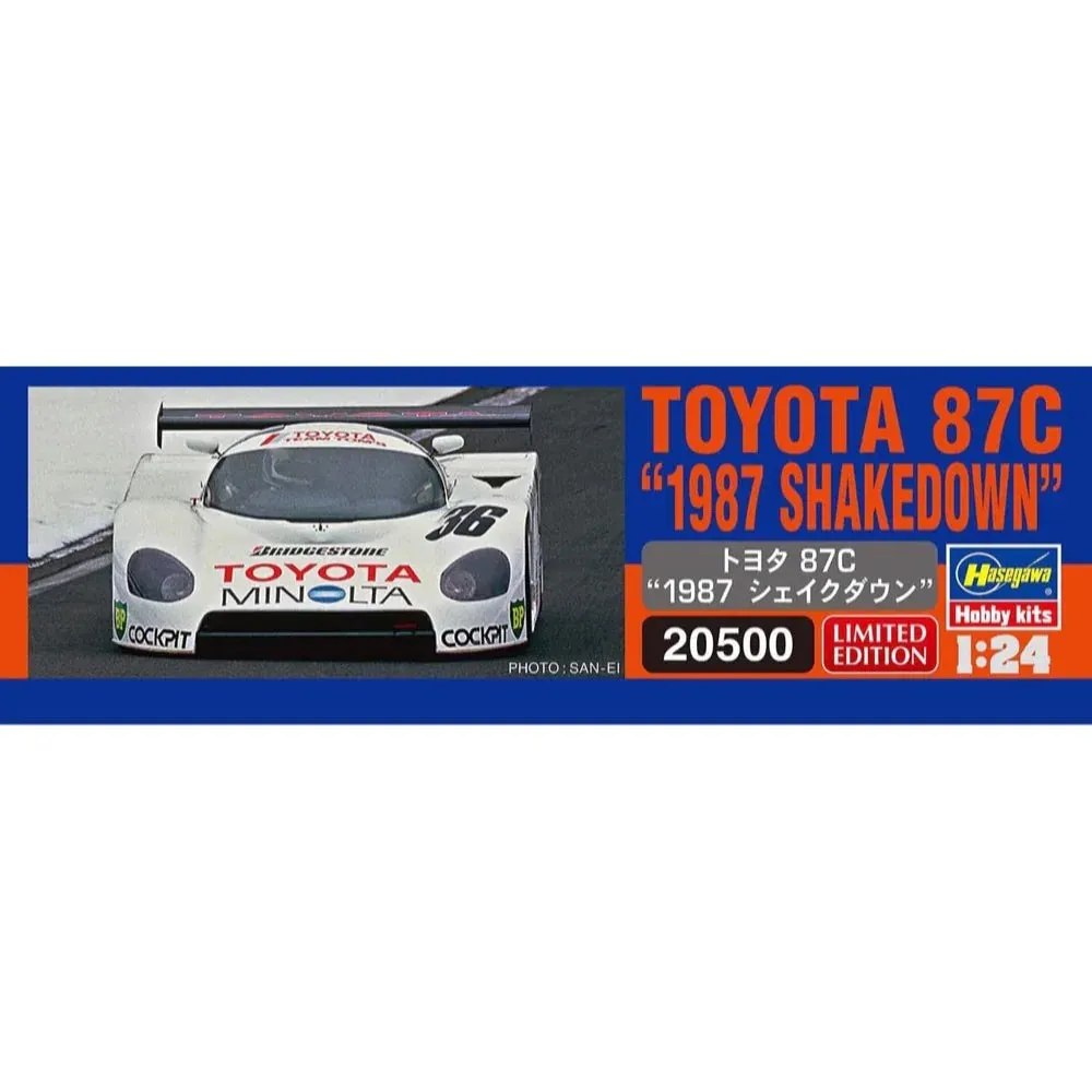 1/24  TOYOTA 87C   1987 SHAKEDOWN
