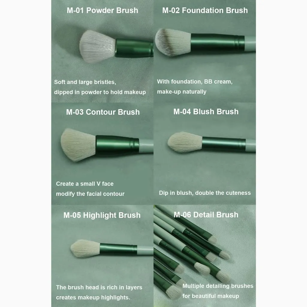 13 X Cosmetic Brush Set for Cosmetics Blush Powder Eye Shadow Mixed Cosmetic Brush Beauty Tool