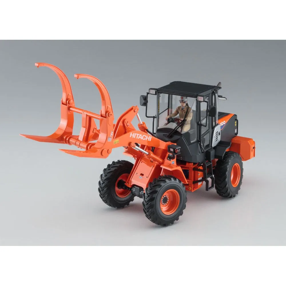 1/35  HITACHI WHEEL LOADER ZW1006 LOG GRAPPLE WORKING MACHINE