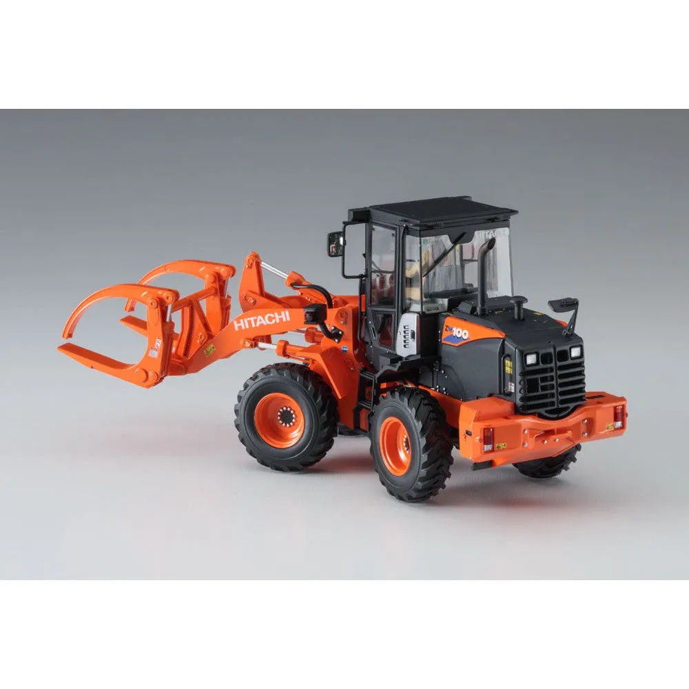 1/35  HITACHI WHEEL LOADER ZW1006 LOG GRAPPLE WORKING MACHINE
