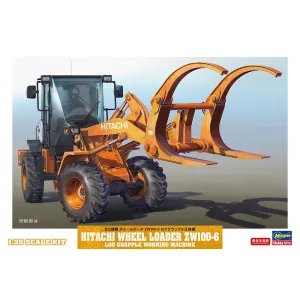 1/35  HITACHI WHEEL LOADER ZW1006 LOG GRAPPLE WORKING MACHINE