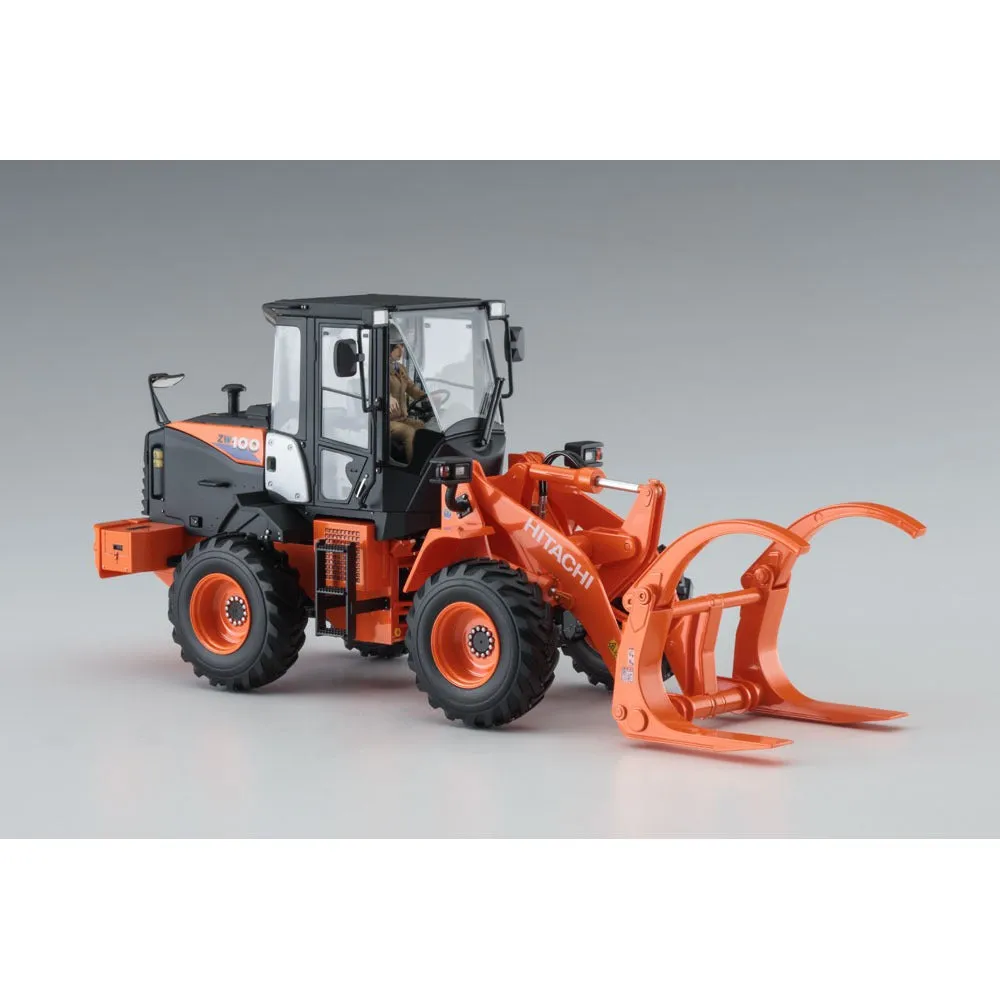 1/35  HITACHI WHEEL LOADER ZW1006 LOG GRAPPLE WORKING MACHINE