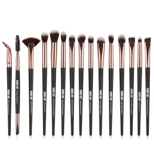 15pcs Eye Makeup Brushes Set Fan shaped