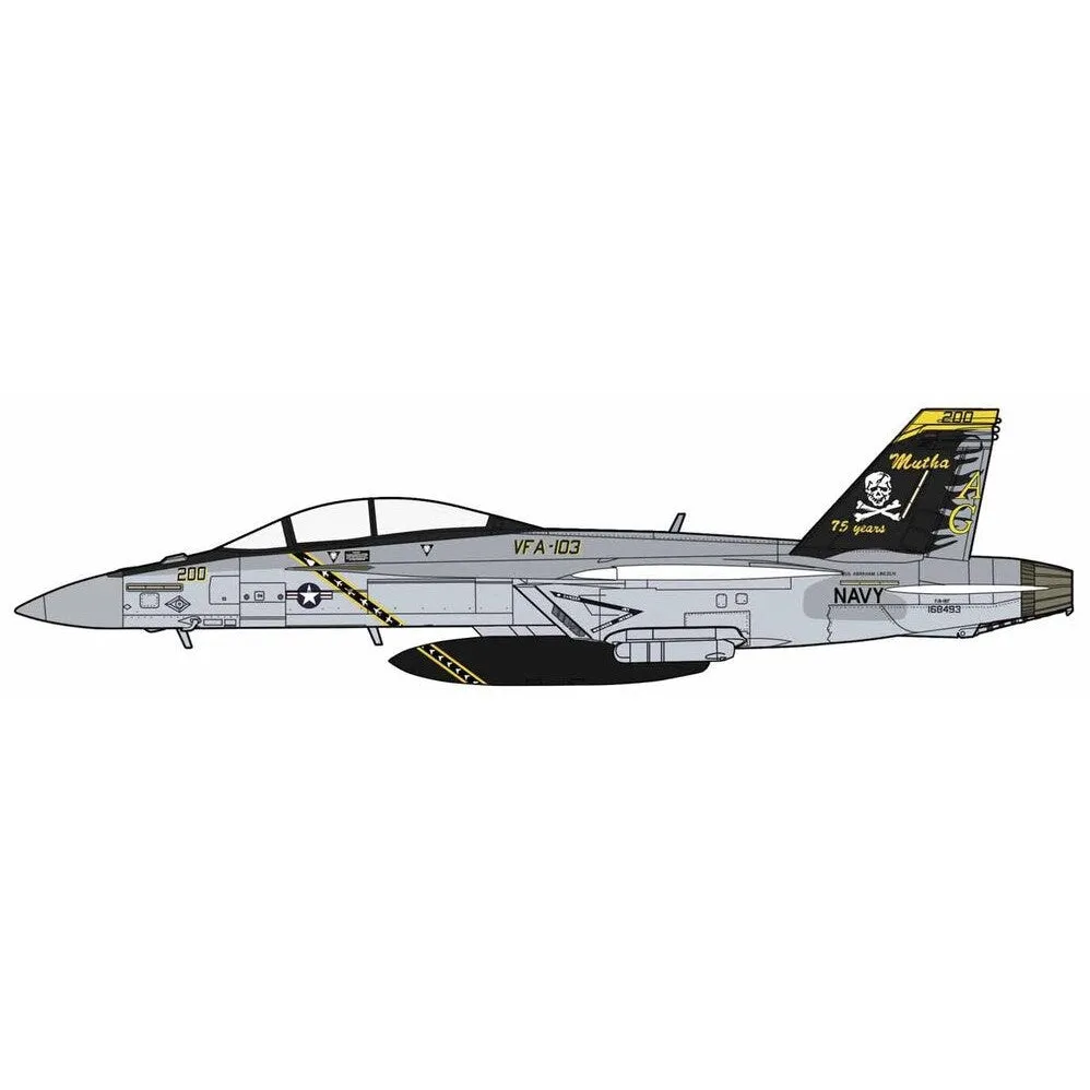 1/72  F/A18F SUPER HORNET   VFA103 JOLLY ROGERS 75th ANNIVERSARY