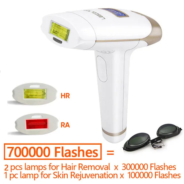 2 IN 1 LCD IPL Laser Epilator Hair Removal Permanent Machine