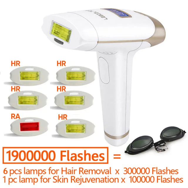 2 IN 1 LCD IPL Laser Epilator Hair Removal Permanent Machine