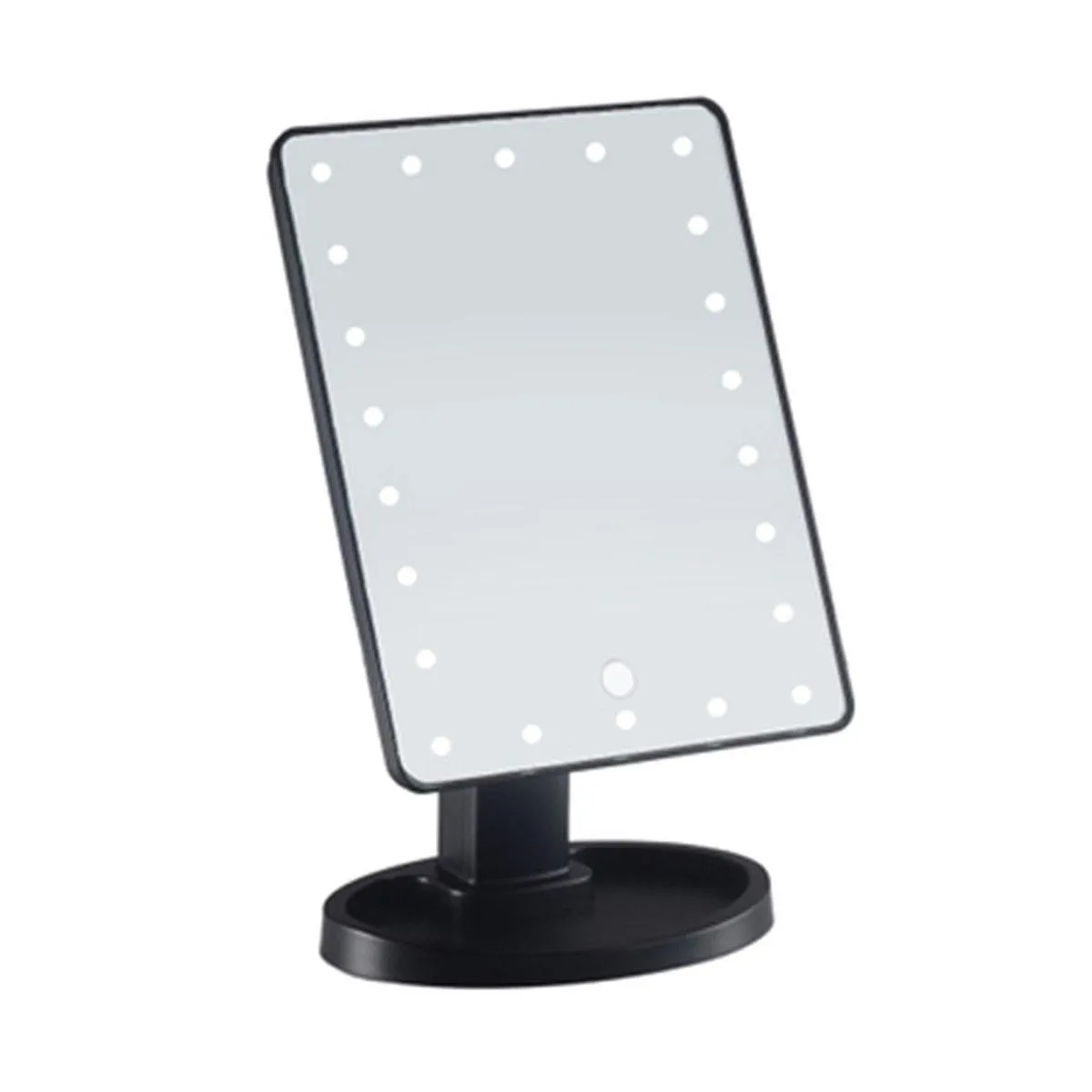 22 LED Lighted Vanity Touch Screen  360° Rotating Cosmetic Makeup LED Mirrors