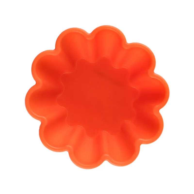 2pcs Creative DIY Macron Candy Color Silicone Cake Cup Household Baking Mold
