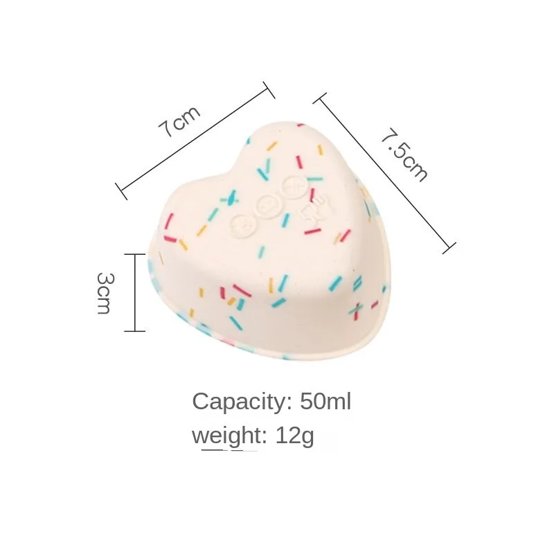 2pcs Creative DIY Macron Candy Color Silicone Cake Cup Household Baking Mold