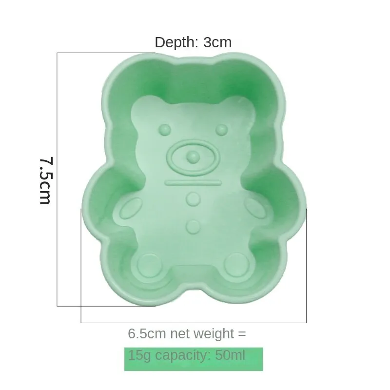 2pcs Creative DIY Macron Candy Color Silicone Cake Cup Household Baking Mold