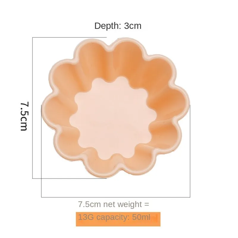 2pcs Creative DIY Macron Candy Color Silicone Cake Cup Household Baking Mold