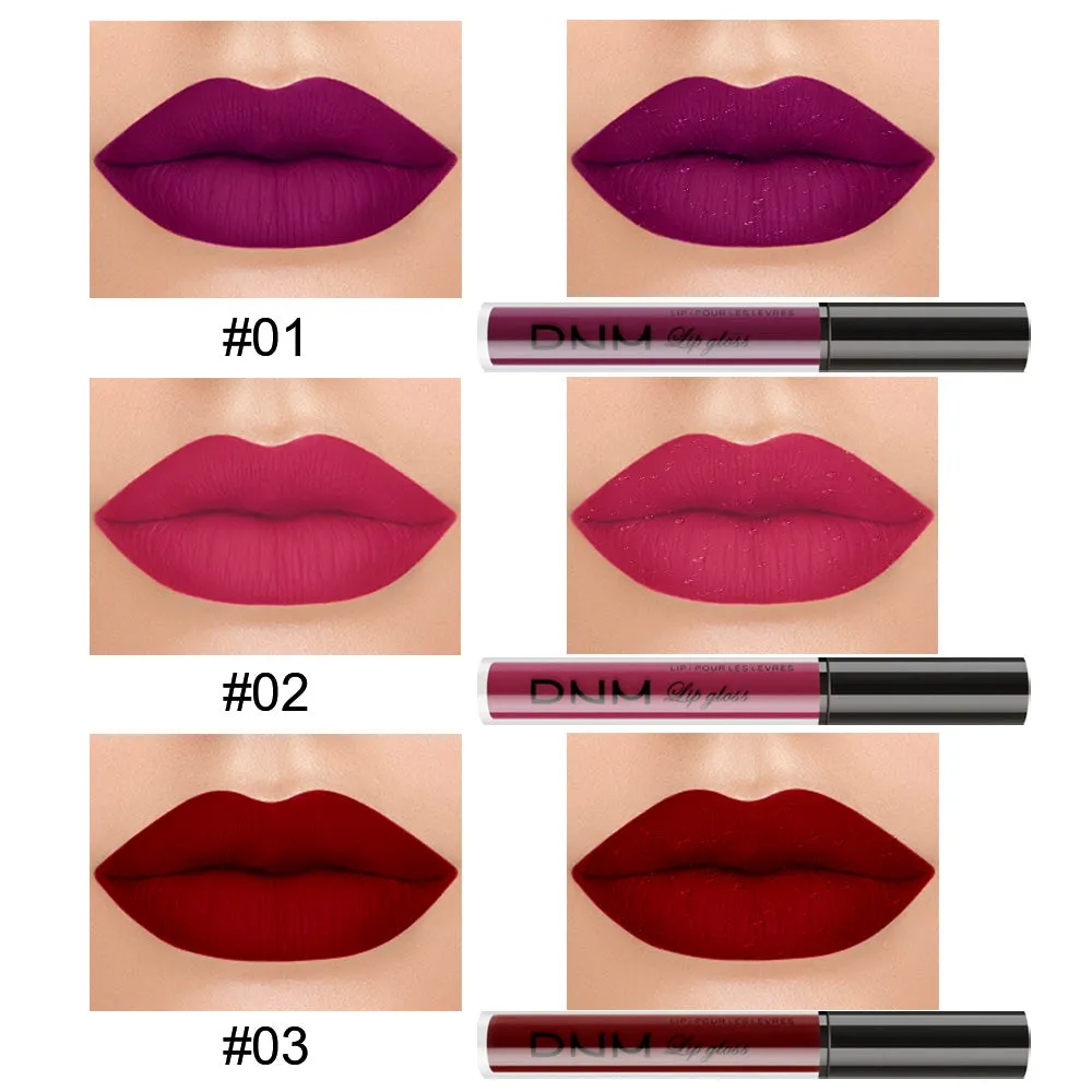 3Pcs Matte 24-hour Liquid Lipstick Sets,Dark Red Purple Matte Lipstick Lip Stain Long Lasting 24 Waterproof Lip Gloss Gift Set Matt Lipsticks Set Matt Liquid Makeup Lipstick for Women Lippies Kit01