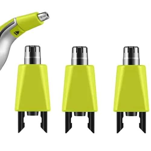 4 Pack Nose & Ear and Eyebrows Trimmers Replacement Heads Compatible with QP2520 QP2630 QP2724 QP2834 shavers