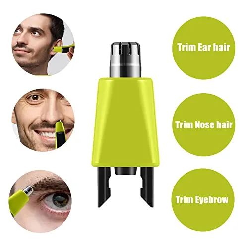 4 Pack Nose & Ear and Eyebrows Trimmers Replacement Heads Compatible with QP2520 QP2630 QP2724 QP2834 shavers