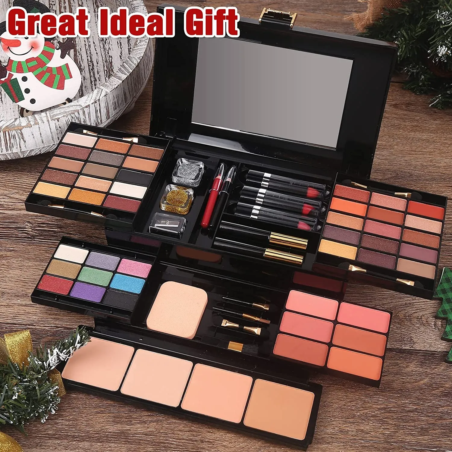 58-Piece All-in-One Professional Makeup Set for Women & Girls - Eyeshadow, Blush, Lipstick & More