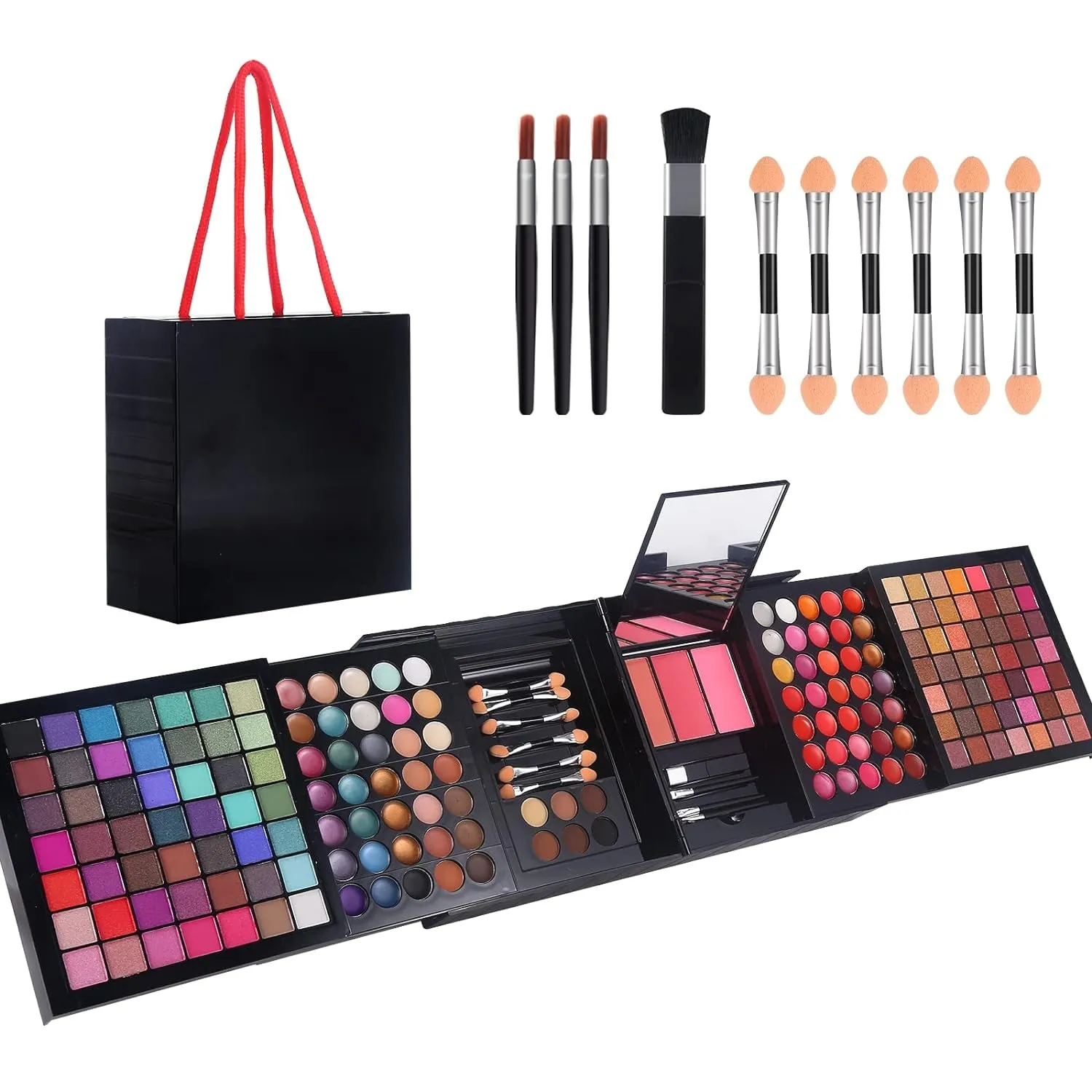 58-Piece All-in-One Professional Makeup Set for Women & Girls - Eyeshadow, Blush, Lipstick & More
