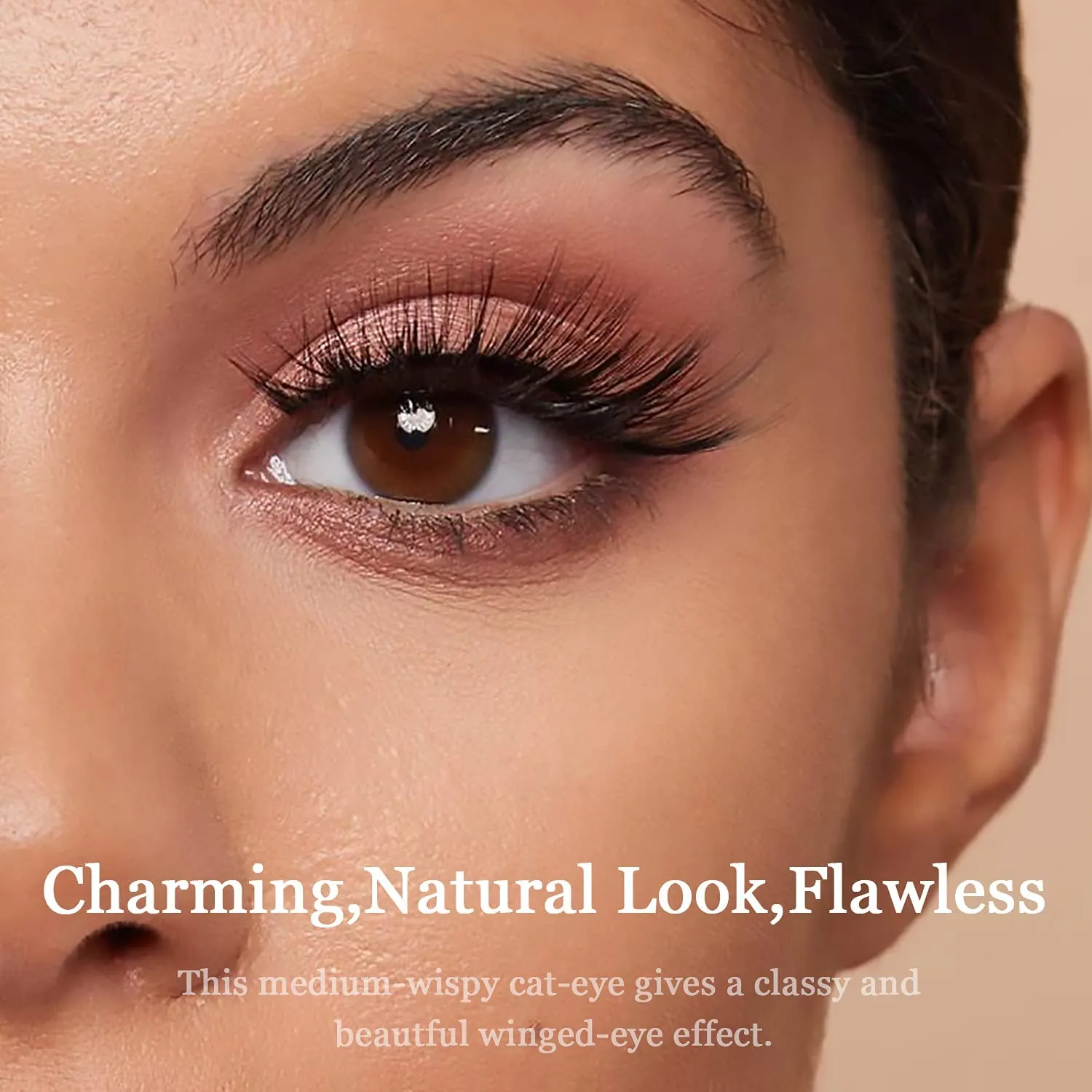 7C SevenCrown Magnetic Eyelashes with Eyeliner Kit - Wispy Cat Eye Magnetic Lashes Natural Looking,Upgraded Long Lasting,7 Pairs 3D Reusable 5 Magnet False Eyelashes with Applicator, Easy to Apply.