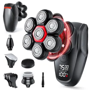 7D Electric Razor for Bald Men - Waterproof