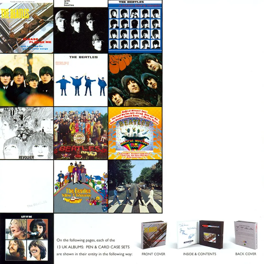 ACME Beatles Rubber Soul Pen and Card Case Limited Edition Set