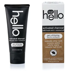 Activated Charcoal Whitening Fluoride Toothpaste