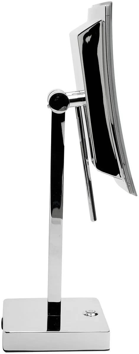Alfi Brand 5x LED Vanity Mirror - Plugs in or Runs on Battery, 2 Finishes