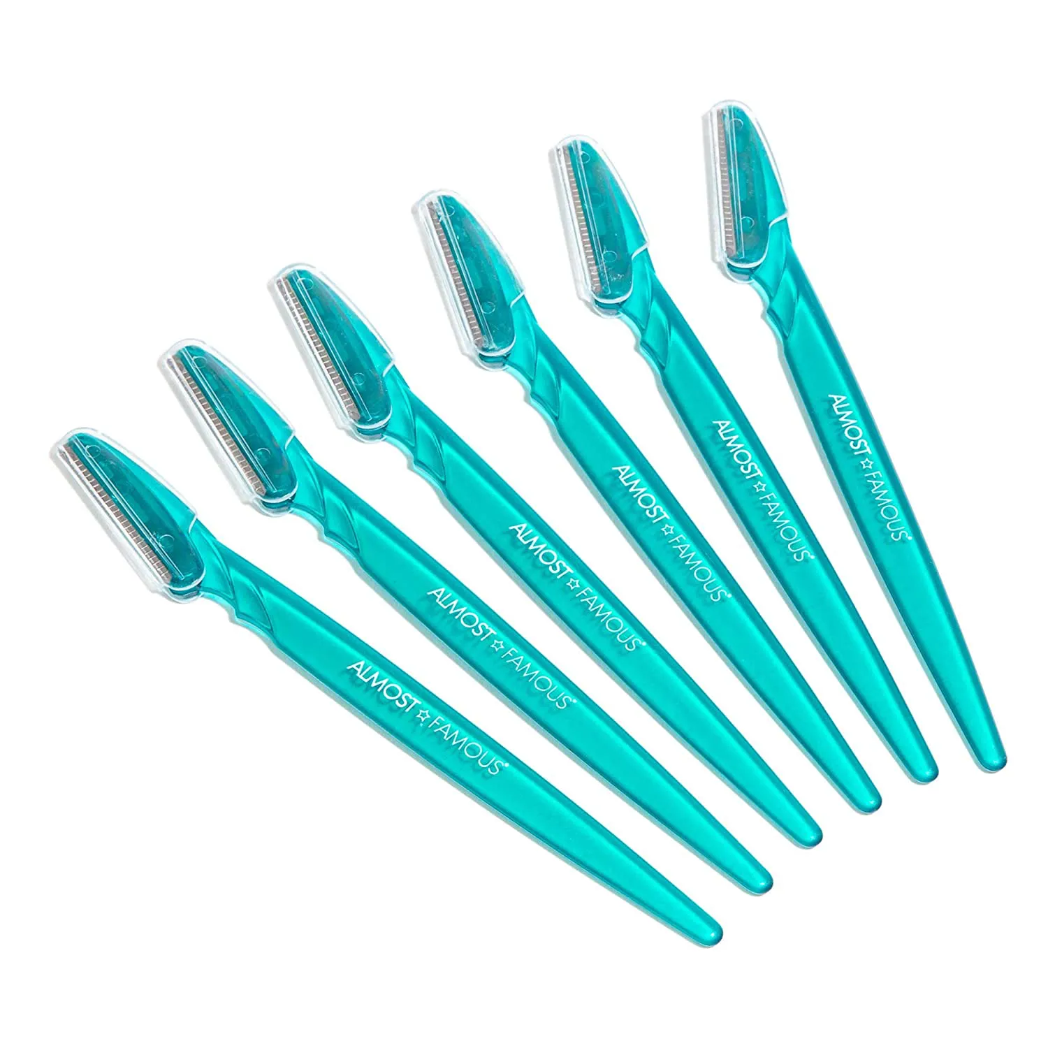Almost Famous Women'S Face Exfoliator Beauty Razors for Face Hair Removal, Razor Trimmer for Eyebrow, Face, and Neck, Beauty Groomers - Orange