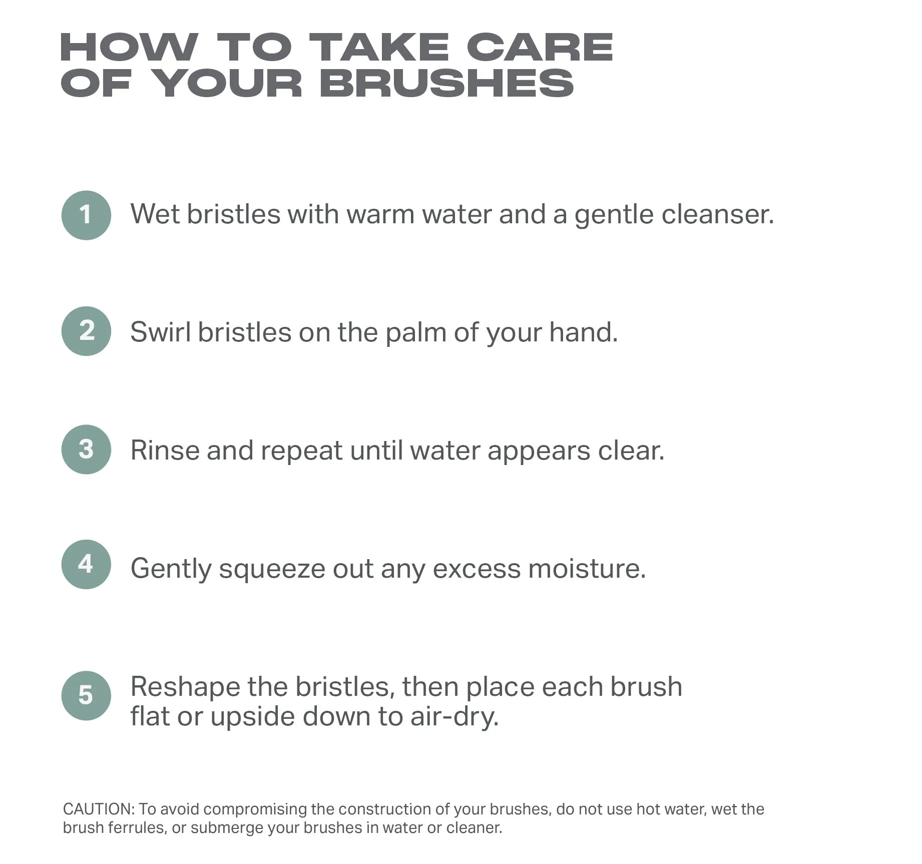 Along for the Glide 6-Piece Travel Brush Set