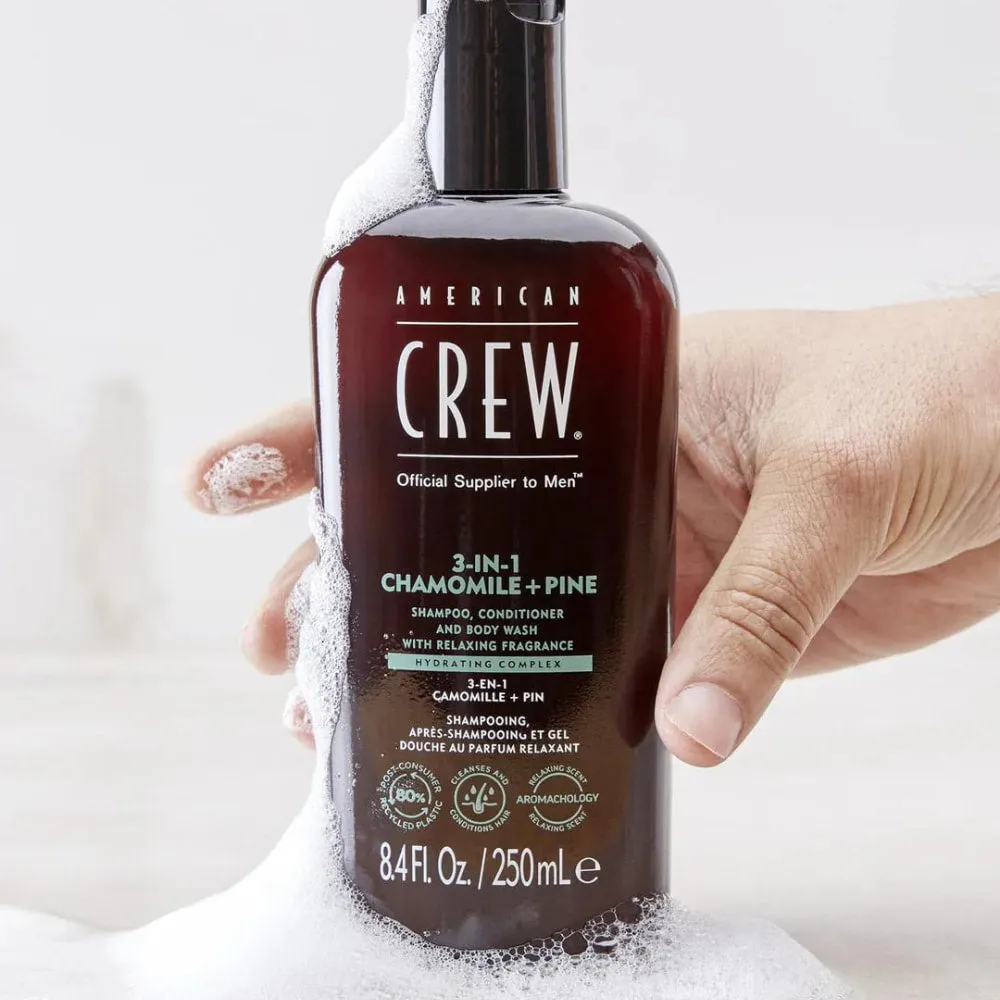 American Crew 3-in-1 Relaxing Chamomile Pine 450ml