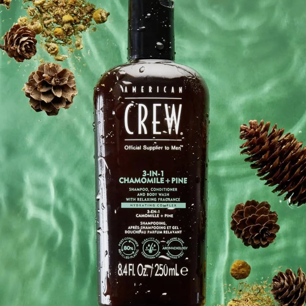 American Crew 3-in-1 Relaxing Chamomile Pine 450ml