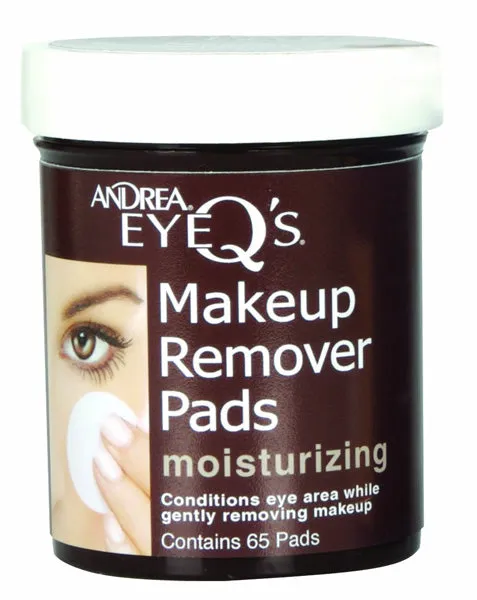 ANDREA - Eye Q's Moisturizing Eye Makeup Remover Pads - 65 Pads