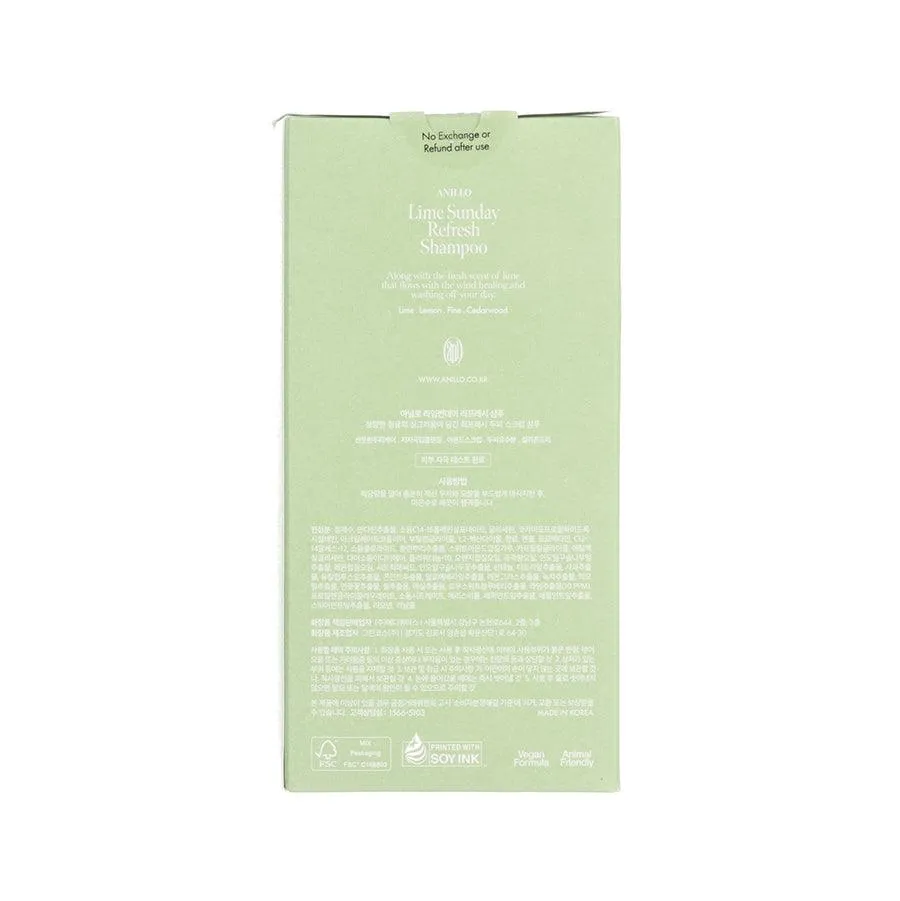 ANILLO Lime Sunday Refresh Shampoo  (450mL)