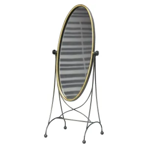 Archer Vanity Mirror, Oval By HomArt