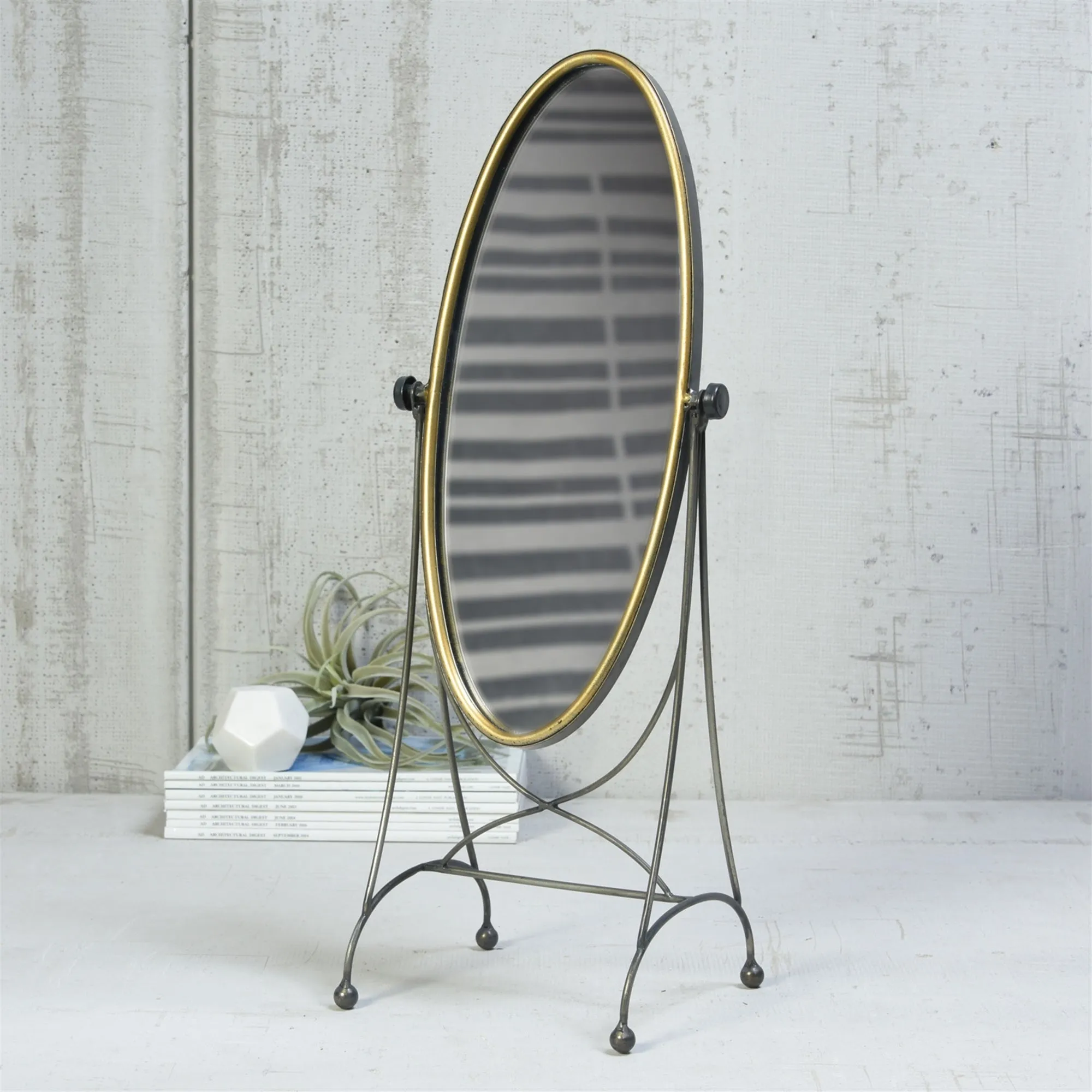 Archer Vanity Mirror, Oval By HomArt