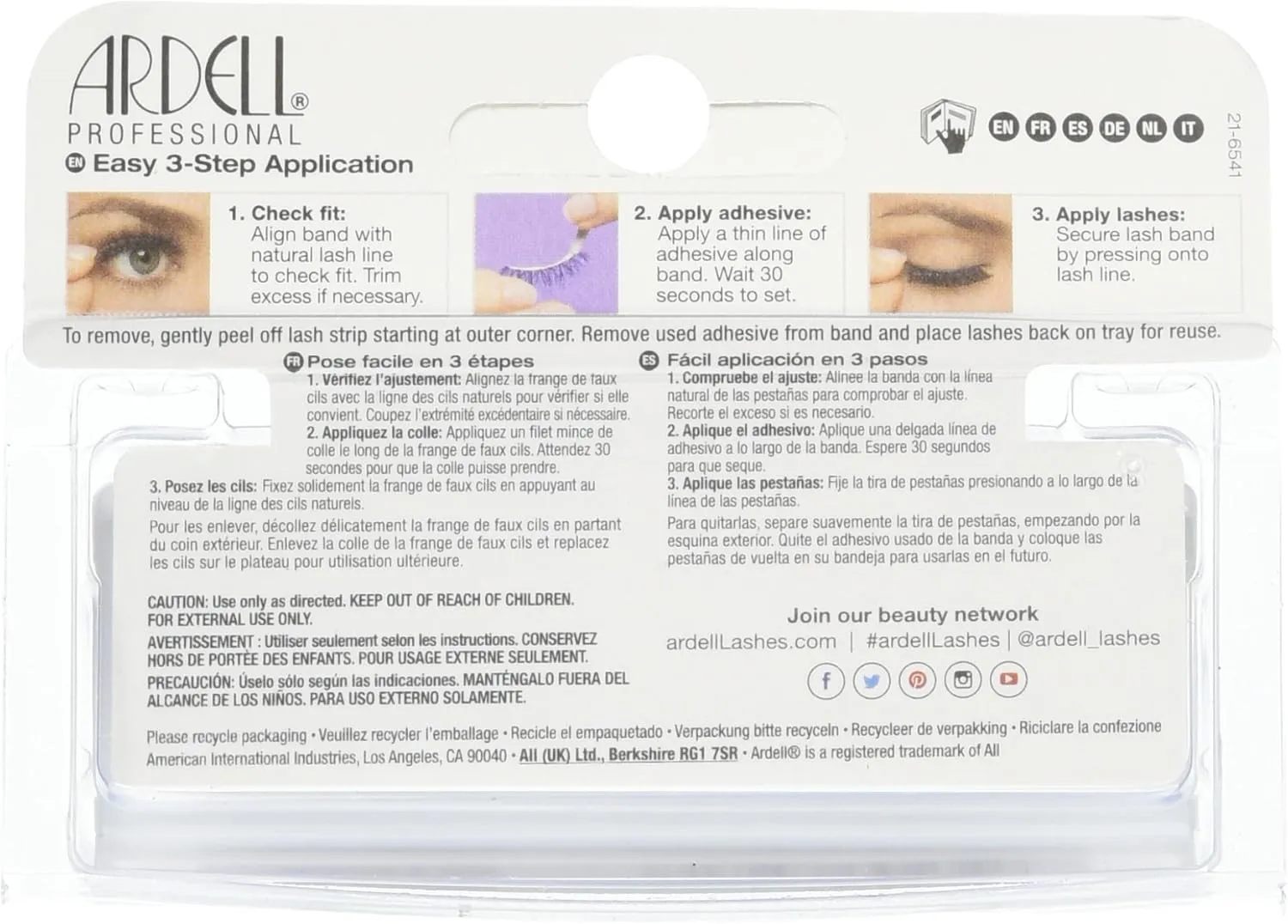 Ardell - Cils Invisiband Lashes Baby Wispies (Noir/Black)