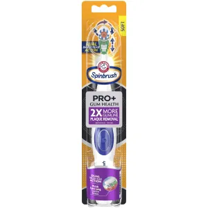 Arm & Hammer Spinbrush PRO  Gum Health Powered Toothbrush, Pack of 1 - Packaging May Vary