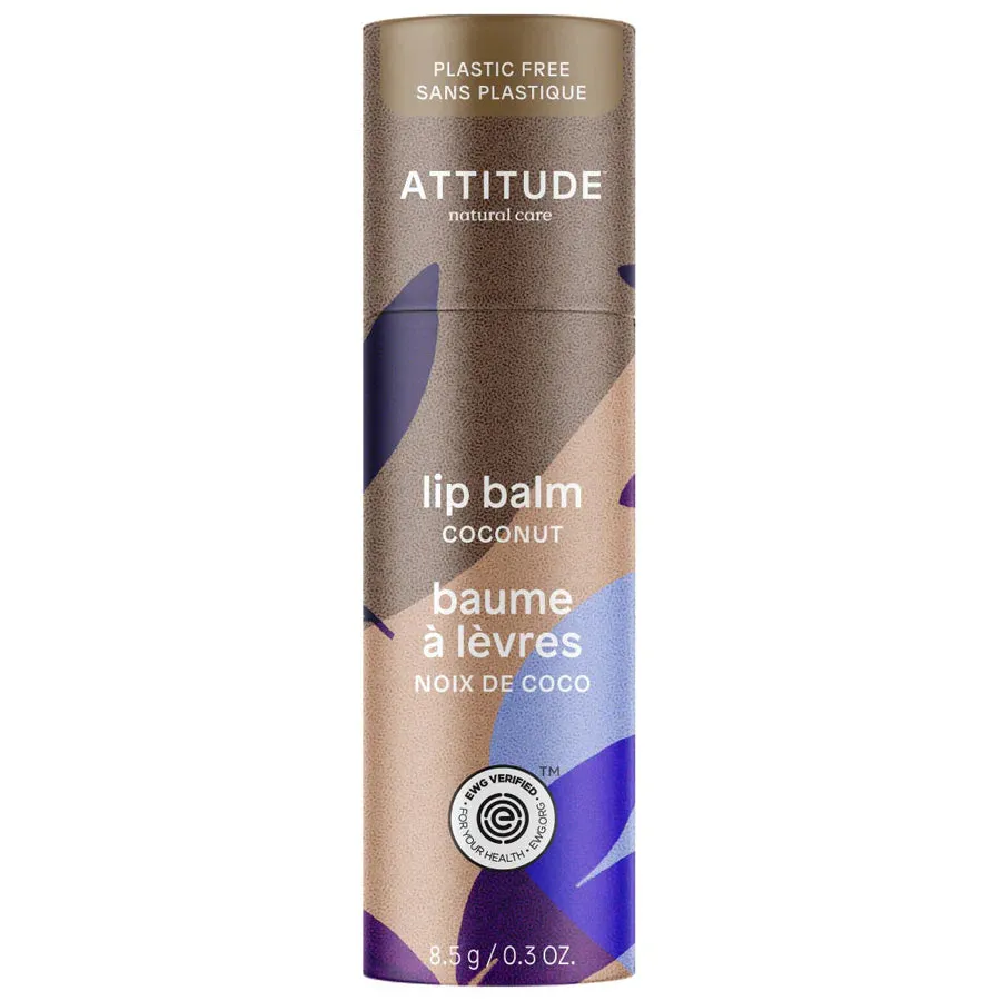 Attitude Leaves Bar Lip Balm Coconut 8.5g