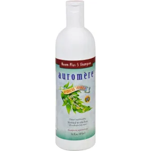 AUROMERE - Neem Plus 5 Herb Shampoo  - 16 fl. oz. (473 ml)