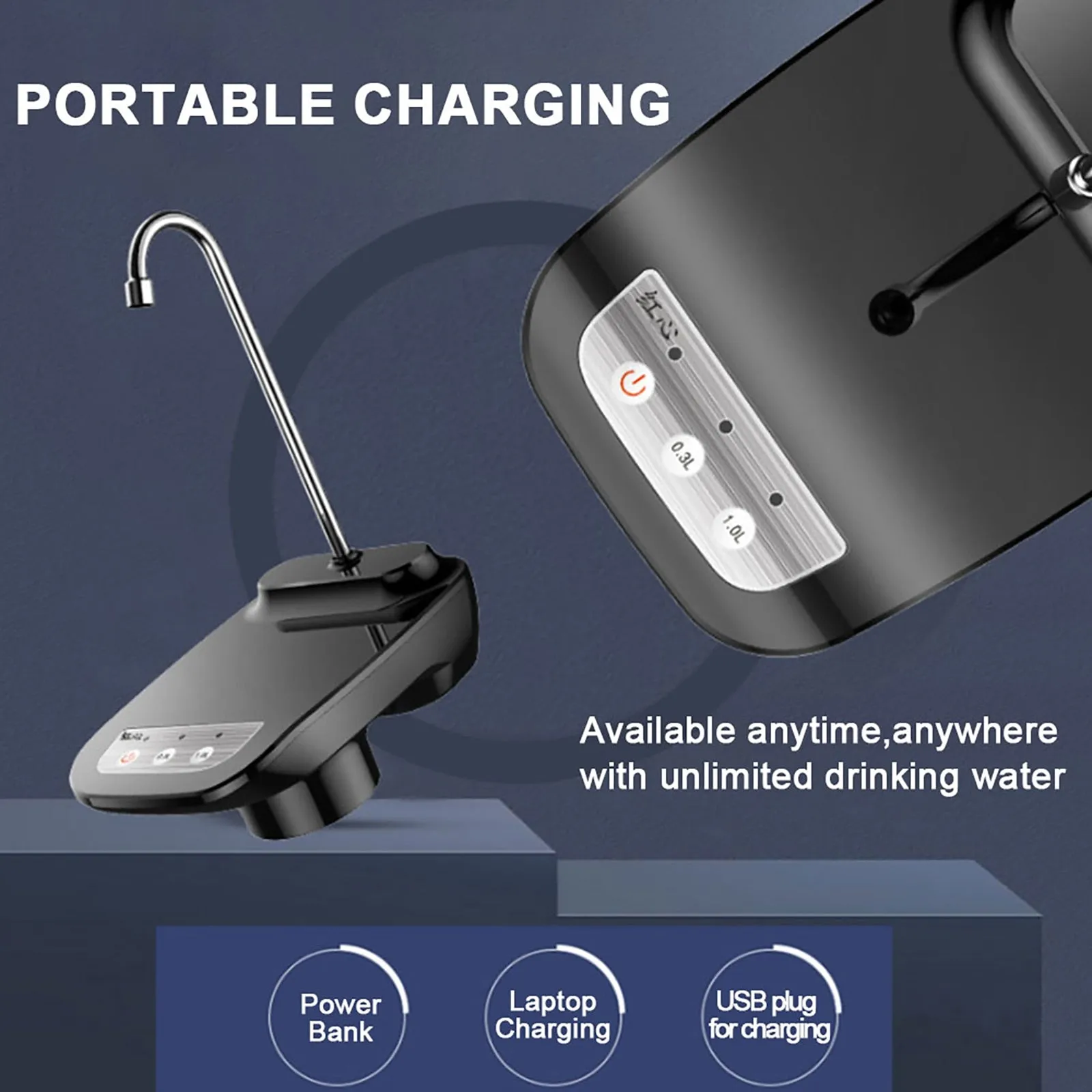 Automatic Water Dispenser  Pump USB Rechargeable