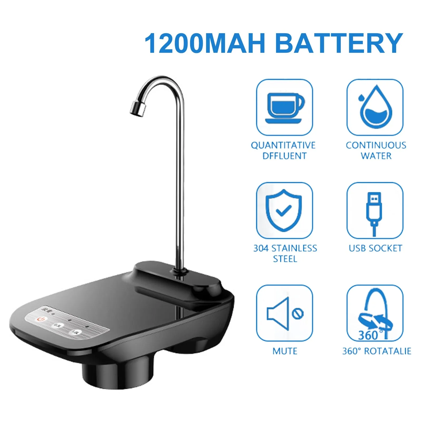 Automatic Water Dispenser  Pump USB Rechargeable