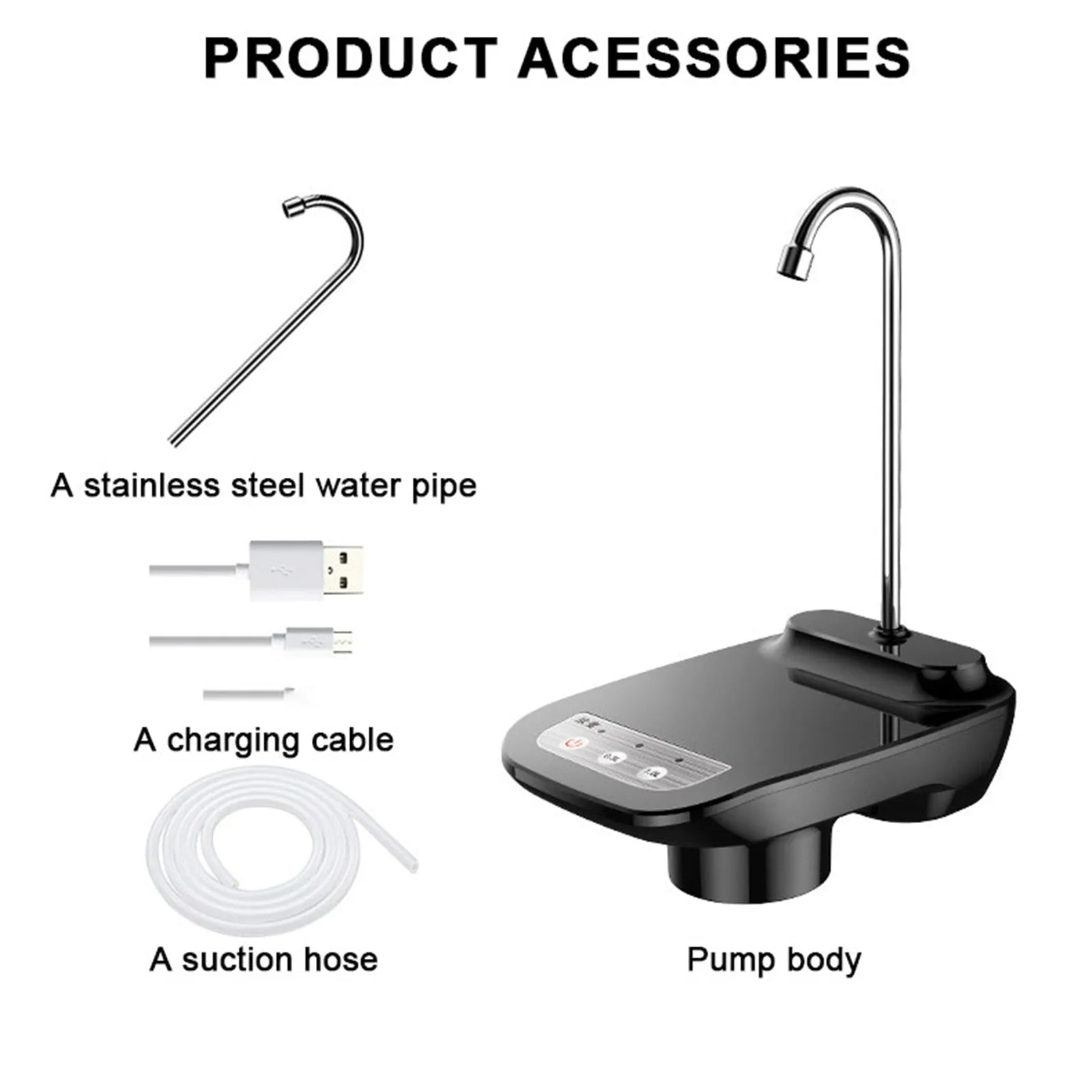 Automatic Water Dispenser  Pump USB Rechargeable