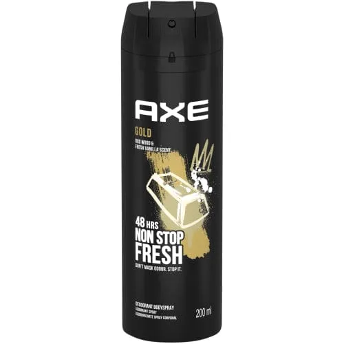 AXE Deodorant Spray Gold Oud Wood And Dark Vanilla 200ml