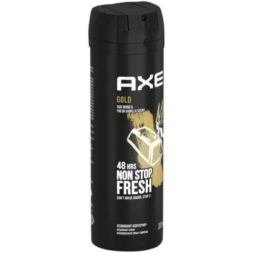 AXE Deodorant Spray Gold Oud Wood And Dark Vanilla 200ml