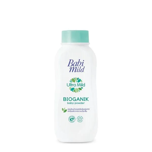 Babi Mild Baby Ultra Mild Bioganik Baby Powder 380ml