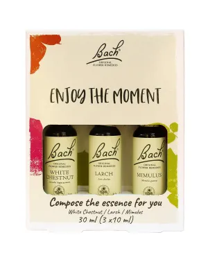 Bach Original Flower Remedy, Vegan formula, Flower Essences, An Individual and Personal Approach to Emotional Wellness, Easy to use, 1 White Chesnut x 10ml, 1 Larch x10ml, 1 Mimulus x 10 ml