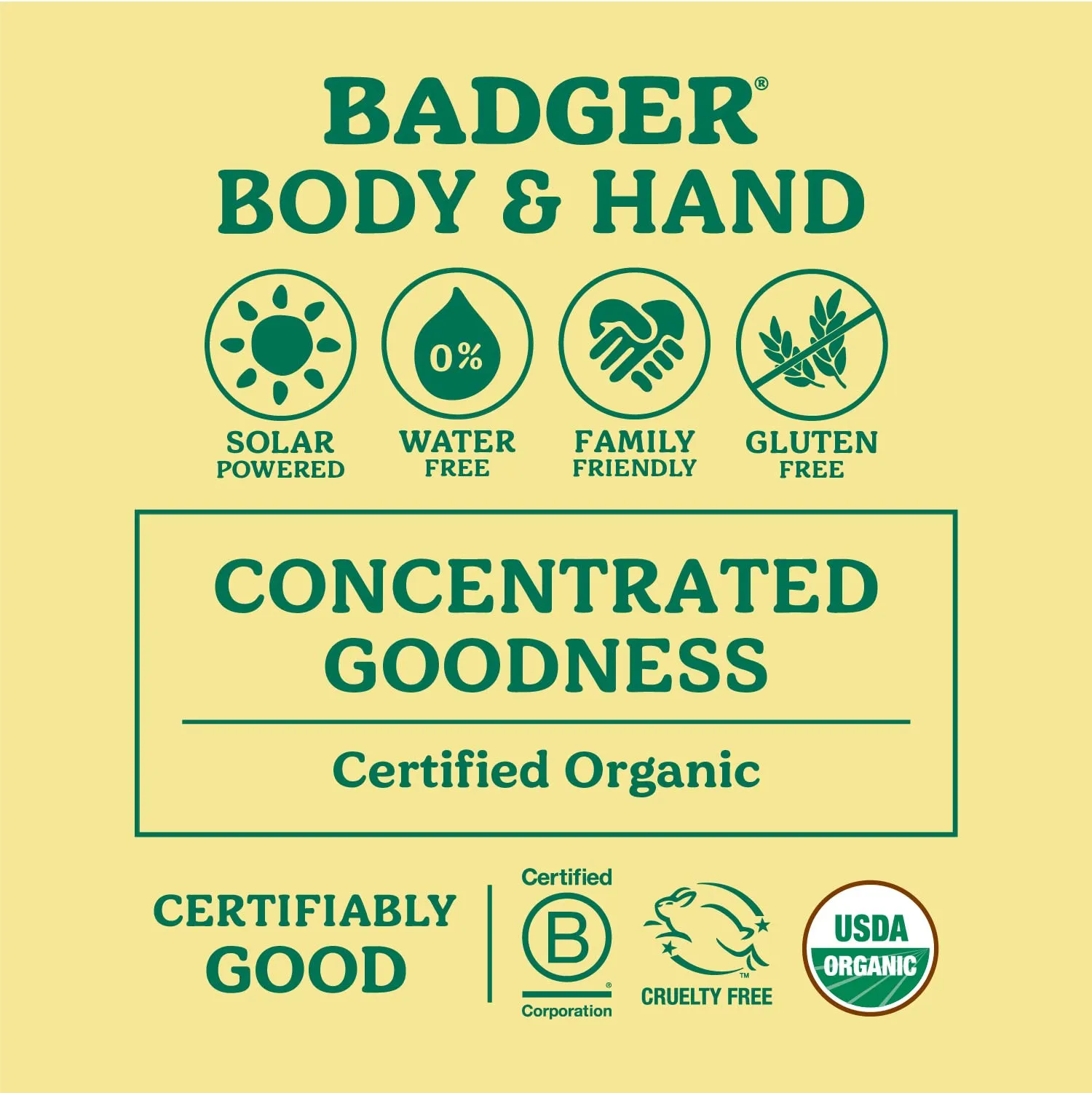 Badger - Hardworking Hands Healing Balm, Aloe Vera & Wintergreen, Working Hand Balm, Balm, for Dry Hands, Hand Moisturizer Balm, Certified Organic Hand Balm, Hand Repair Balm, 2 oz (3 Pack)