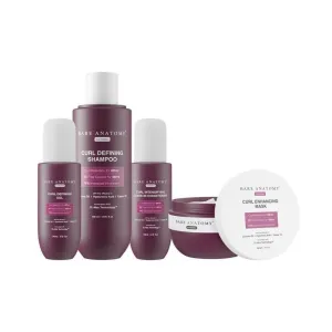 Bare Anatomy Curl Defining Kit (Shampoo   Mask   Leave In Conditioner   Gel)